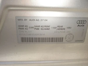 Audio Equipment Radio Excluding Convertible Amplifier Fits 05-08 AUDI A4 361788 - Picture 1 of 12