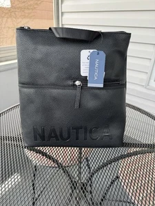 NAUTICA Quartermaster Backpack Purse Black Zippered Pocket **NWT**FREE GIFT - Picture 1 of 2