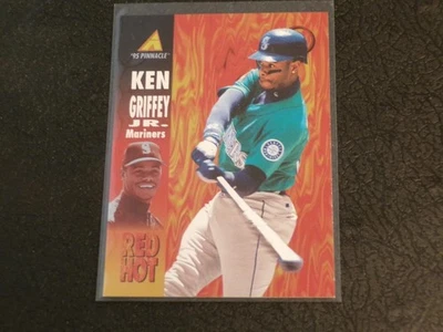 Tarjeta Pinnacle Red Hot 1995 #RH2 KEN GRIFFEY JR.! ¡MARINEROS! HOF! Foto 1 de 2