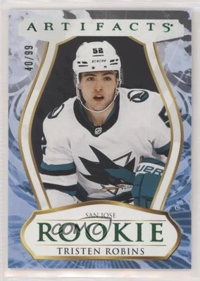 2023-24 Upper Deck Artifacts Rookies Emerald /99 Tristen Robins #191 Rookie RC - Image 1 of 2