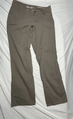 Eddie Bauer Pants Women's L10 Legend Wash Straight 100% Cotton - Image 1 of 4