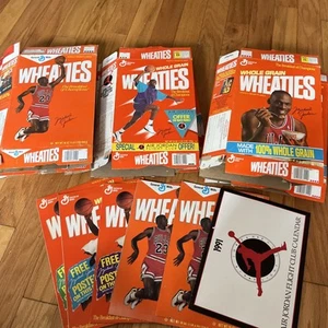 Vintage Wheaties & Kellogg’s Box Bundle Michael Jordan Larry bird Dream Team - Picture 1 of 13