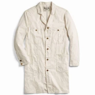Double RL Shop Coat XS Japan Made Cotton Twill Classic Workwear Gold Buttons - Image 1 of 4