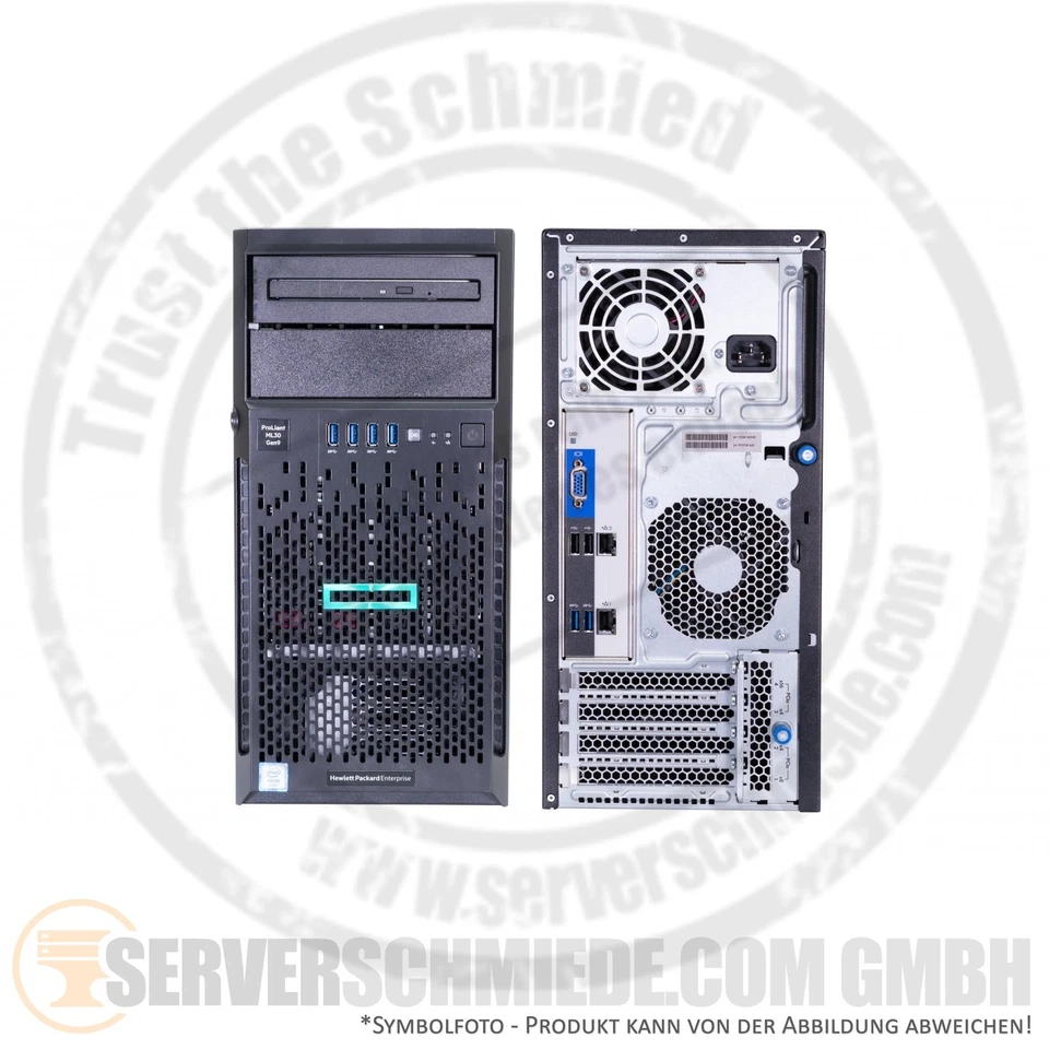 HP ProLiant ML30 G9 Gen9 Server 4x 3,5" LFF 1x XEON E3-1200 v5 v6 Server 2022 - Bild 1 von 4