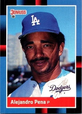 Alejandro Pena Dodgers 598 Donruss 1987 Baseball Card - Image 1 of 2