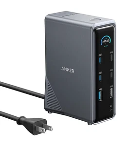 Anker Prime Docking Station 14-Port 160W USB-C 10Gbps Transfer Smart Interface - Picture 1 of 7