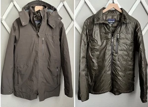Rare! Patagonia Roy's Bay Men's M 3-in-1 Parka Jacket Gore-Tex Goose Down Liner - Picture 1 of 20