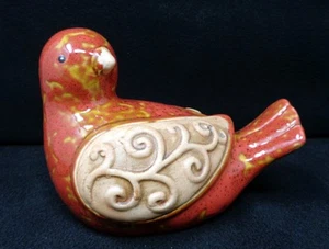 Red & Clay Ceramic Morning Dove - Picture 1 of 5