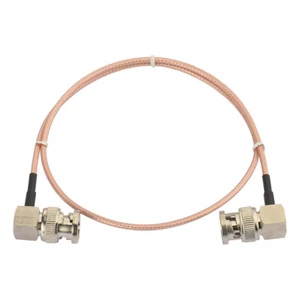 HD SDI Cable 3G 75 Ohm Digital Video Coaxial Cable 75CM BNC Male Right Angle - Picture 1 of 8