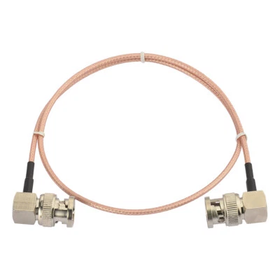 HD SDI Cable 3G 75 Ohm Digital Video Coaxial Cable 75CM BNC Male Right Angle - Image 1 of 4
