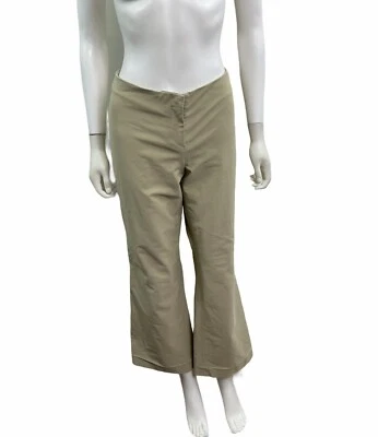 Theory Women’s Size 8 Solid Beige Bootcut Dress Pants - Image 1 of 4