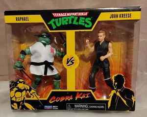 Teenages Mutant Ninja Turtles TMNT v's Cobra Kai 2 Pack Raphael , John Kreese - Picture 1 of 8