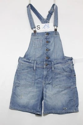 Latzhose H&M ( Cod. S18) GR.S Jeans Gebraucht Kurz Vintage Streetwear Salopet - Bild 1 von 3