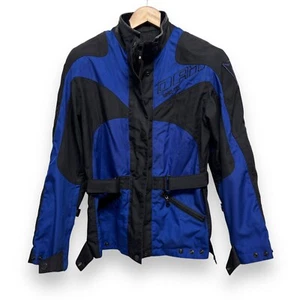 Dainese Jacket Textile Armored Gore-Tex Size 44 Black & Blue Motorcycle Racing - Picture 1 of 11
