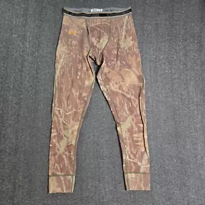 Under Armour Tights Mens XL Camo Compression Hunting Mossy Oak Base Layer - Picture 1 of 8