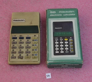 2 Vintage Radofin elektronische Taschenrechner Modell 1525. - Bild 1 von 6