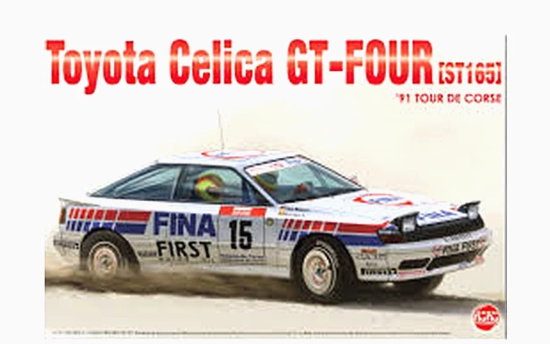 NUNU CAR MODEL PLATZ PN 24015 TOYOTA CELICA FINA RALLY RACING 1/24 SCALE KIT - Immagine 1 di 1