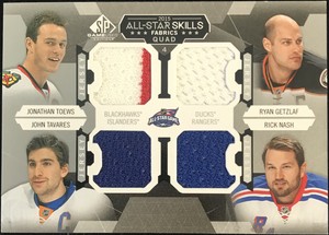 2015-16 SP Game Used Quad Fabrics #AS41 