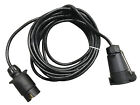 Trailer 12N 7 Pin 6 Metre Extension Lead cable 7 pin Male Plug & Female Sock