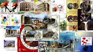 Estampillas de Albania 2020. Año completo todos los números. Juego y hoja de recuerdo. Estampillada sin montar o nunca montada - Imagen 1 de 1
