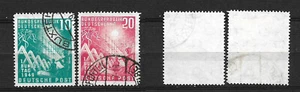 Germany 1949 michel nº 111/112 used - 21/4 - Picture 1 of 1