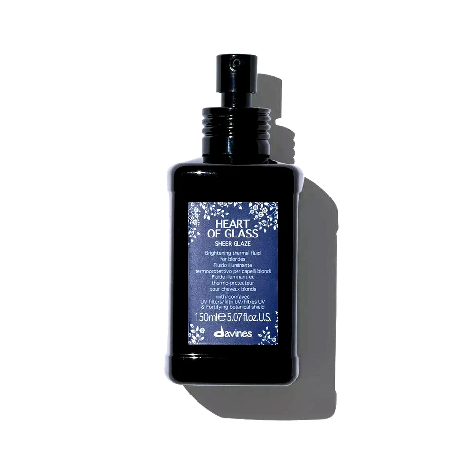Davines Heart of Glass Sheer Glaze 150 ml Brightening Thermal Fluid for Blond - Image 1 of 1