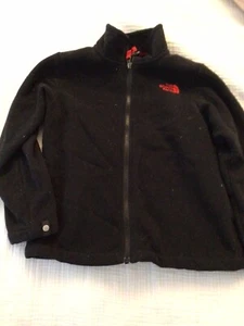 The North Face Black Boy’s Kid’s Children’s Fleece Jacket Size small 7/8 - Picture 1 of 6