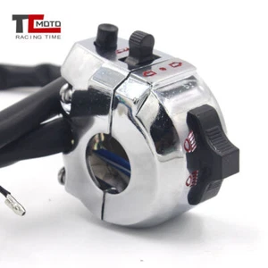 1PCS Motorcycle 7/8" Handlebar Control Light Turn Signal Blinker Horn Switches - Foto 1 di 3