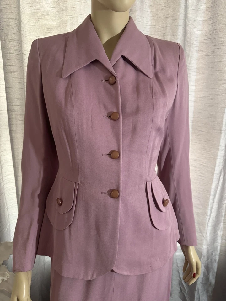 Vintage Lushish 1940s Lavender Suit - Image 1 of 4