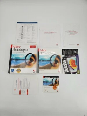 Adobe Photoshop 7.0 for Apple Mac Macintosh Computers OSX OS9 ACCESSORIES ONLY - Image 1 of 4