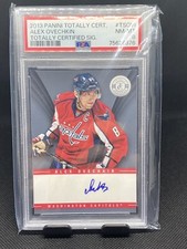 2013 Panini Totally Certified Signatures Alex Ovechkin PSA 8
