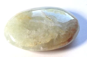 AQUITAINE LEMURIAN CALCITE PALMSTONE 26.01 gms  4.4 x 2.8  cms #B - Picture 1 of 4