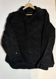 Rag And Bone Men’s Black Denim Jacket, Extra large XL - Picture 1 of 9