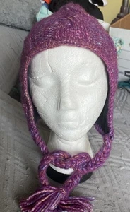 NWT Women’s COLUMBIA Polyester Blend Knitted Beanie Trapper Hat, One Size - Picture 1 of 11