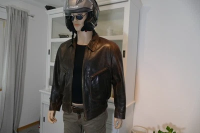 Chevignon  Lederjacke "Seven Roads States" XXL, Dunkelbraun - Bild 1 von 4