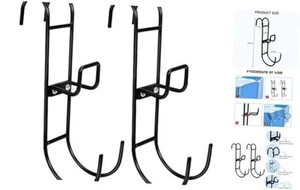 2 Pcs Pool Hooks for Poles, Pool Pole Hanger,Pool Fence Hooks for Telescopic - Picture 1 of 8