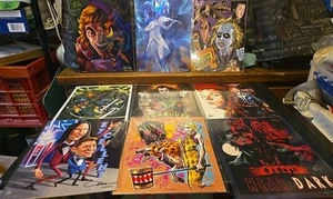 Bam Geek Box Lot of (9) Signed 8"x10" Art Print  - Picture 1 of 3