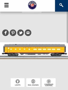 Lionel O 6-25441 UP City Of Denver 18” Aluminum STATIONSOUNDS DINER #5105 - Picture 1 of 4