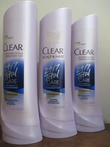 Lot of 3 Clear Scalp & Hair Therapy Total Care Nourishing Conditioner, 12.7oz - Picture 1 of 1