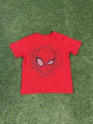 Early 00s Kids Spider Man Face Tee - Image 1 of 4
