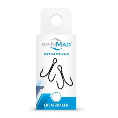 Lieblingsköder SpinMad Ersatzhaken Gr 8 6 5 3 1 Haken Zwillingshaken Spin Mad