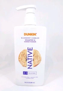 Native x Dunkin Blueberry Cobbler 2 in 1 Shampoo & Conditioner 16.5 oz New - Picture 1 of 14
