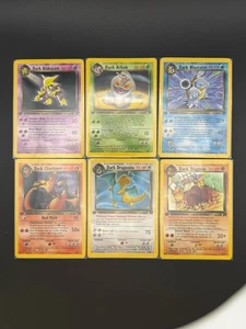 Complete Pokémon Team Rocket 1st Edition Rare Non-Holo 17 Card Set NM-MP - Picture 1 of 5
