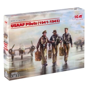 ICM 32104 Kit Modelo Plástico Escala 1:32 USAAF Pilotos (1941-1945) (3 figuras) - Imagen 1 de 10