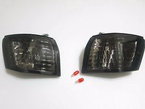 New Corner Chrome Smoked Lights For~1997~1998~1999 NISSAN SILVIA 240SX S14 drift - Picture 1 of 5