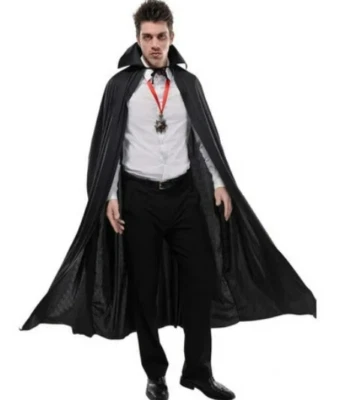 Capa Larga Cuello Largo Largo Adulto Unisex Talla Única Se Adapta a la mayoría de los Disfraces de Halloween Foto 1 de 4