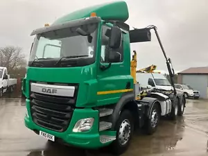 DAF CF 85.460 8x4 HOOK LOADER EURO 6 auto - Picture 1 of 18