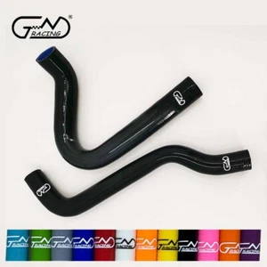 Fit 1967-1972 Chevrolet C/K Series C10 Pickup Silicone Radiator Hoses Kit Black - Picture 1 of 11