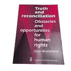 Truth and Reconciliation Human Rights Daan Bronkhorst 1995 Paperback Book