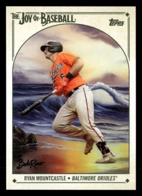Ryan Mountcastle 2023 Topps X Bob Ross Joy of Baseball Baltimore Orioles #74 - Image 1 of 2